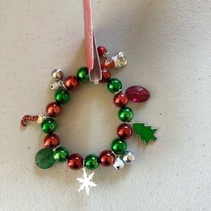 Christmas stocking stuffer charm jingle bell bracelet